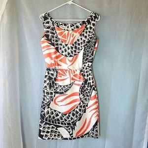 Temperley London print silk dress sz US 4